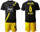 2020-21 Dortmund 6 DELANEY Away Soccer Jersey,baseball caps,new era cap wholesale,wholesale hats